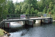 Tea Lake Dam Algonquin Park